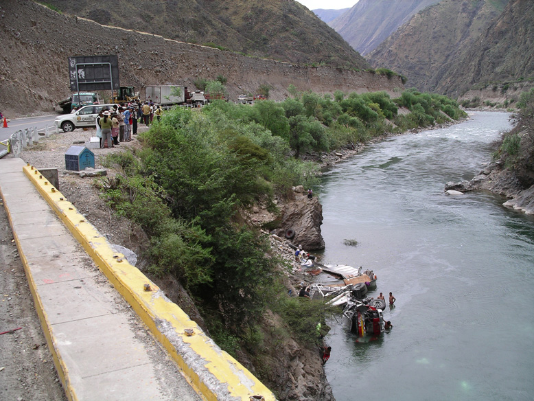 accidente malogrado del camión